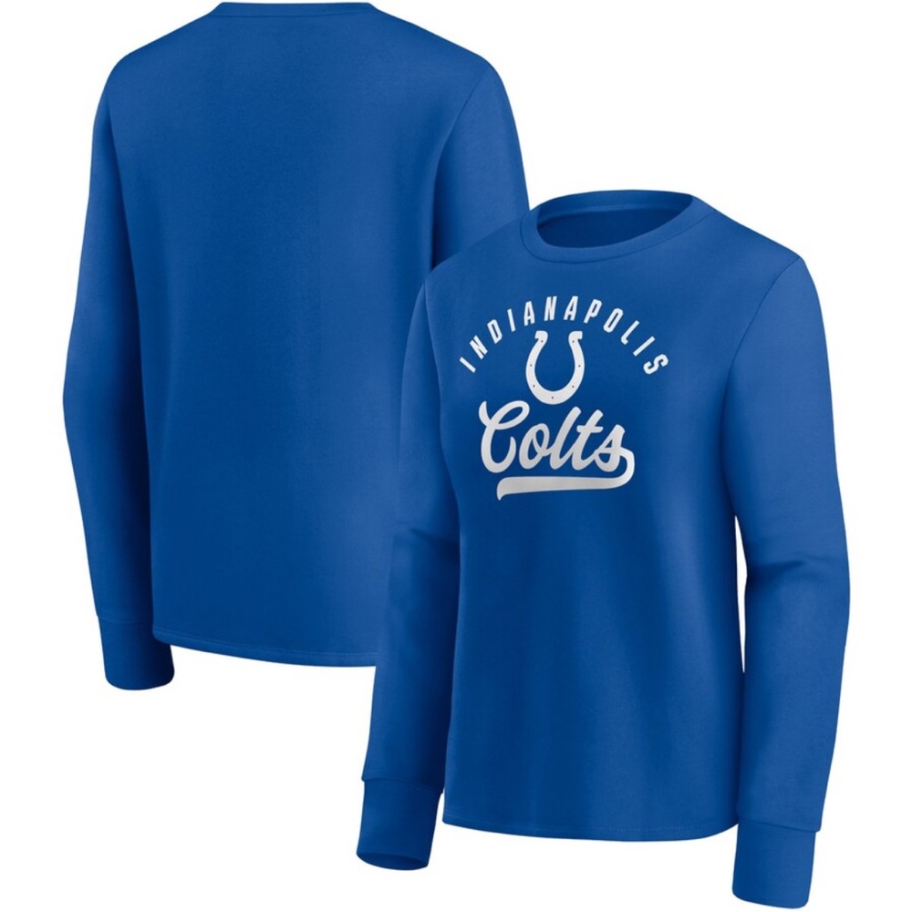 NWT XS Women’s Fanatics Royal Indianapolis Colts Ultimate Style Sweatshirt
